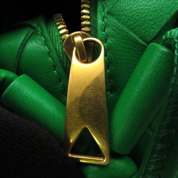 Bottega Veneta Candy Loop Shoulder Bag Leather Green 680254 - Picture 6 of 12